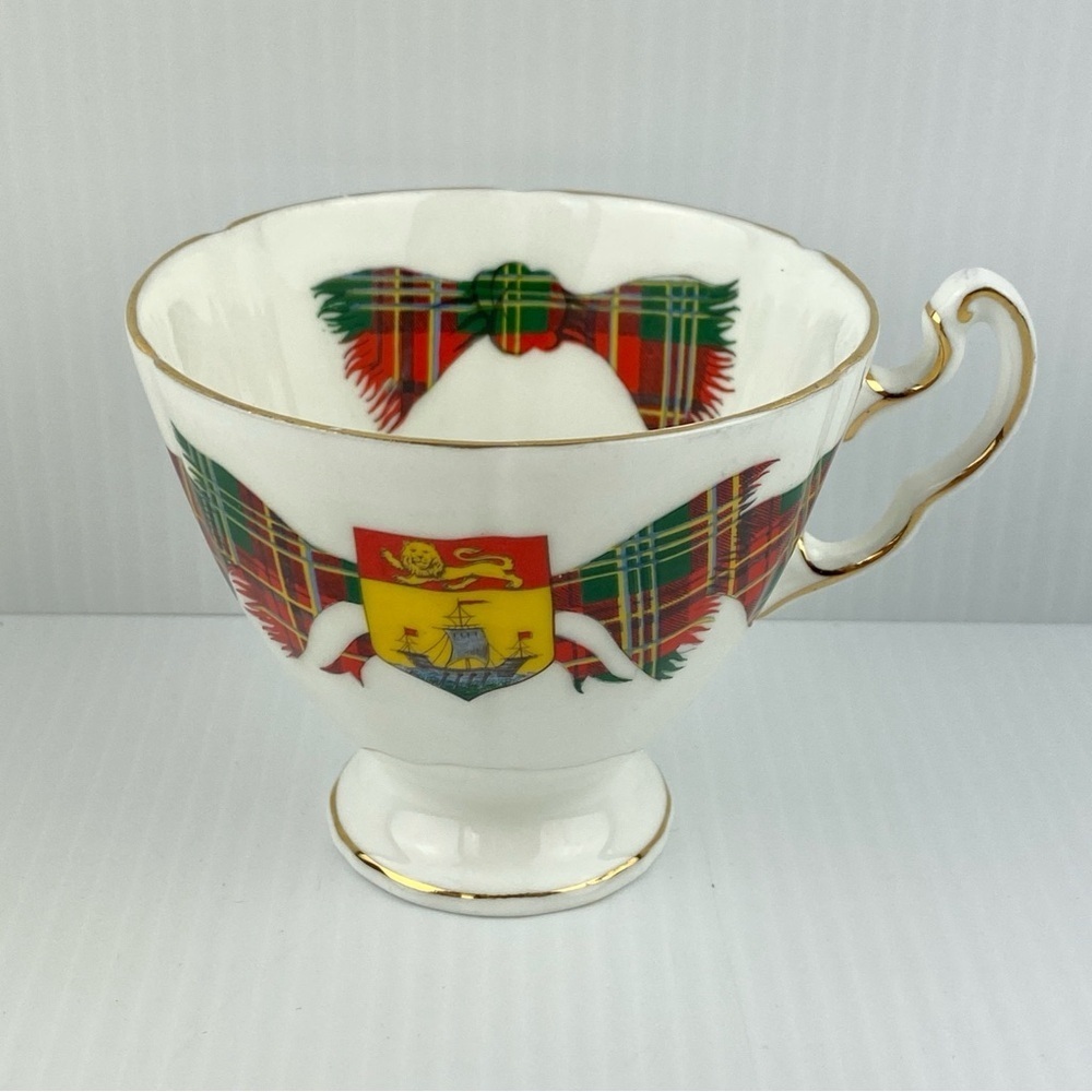 Adderley New Brunswick Tartan China Cup Fine Bone China
